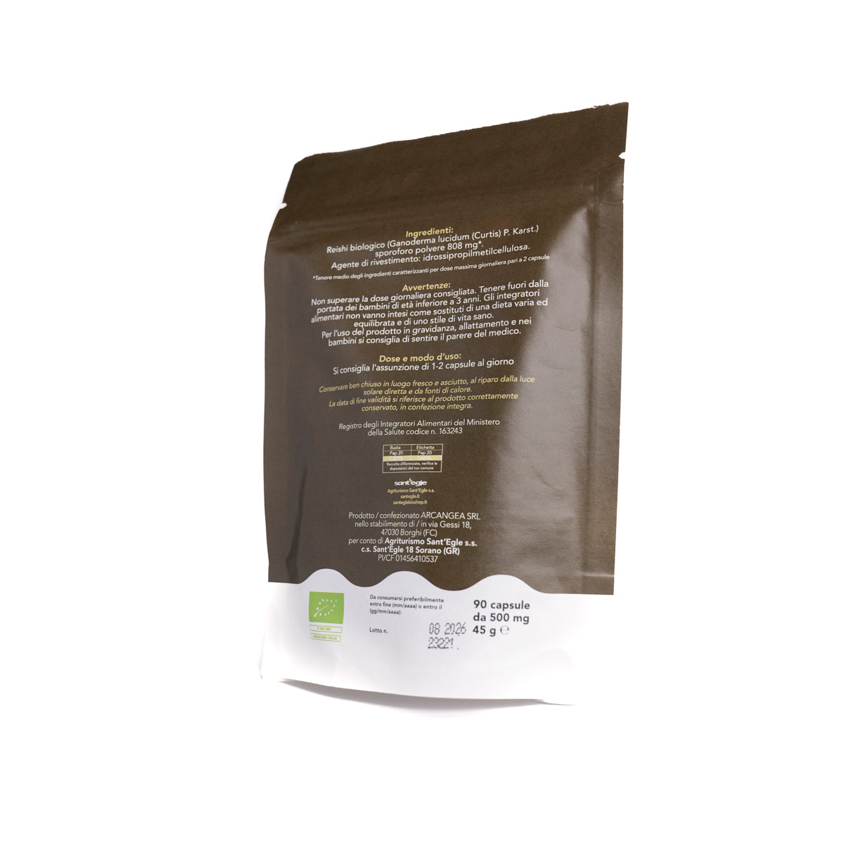 Reishi - Ganoderma Lucidum - Ling Zhi bio, 90 capsule