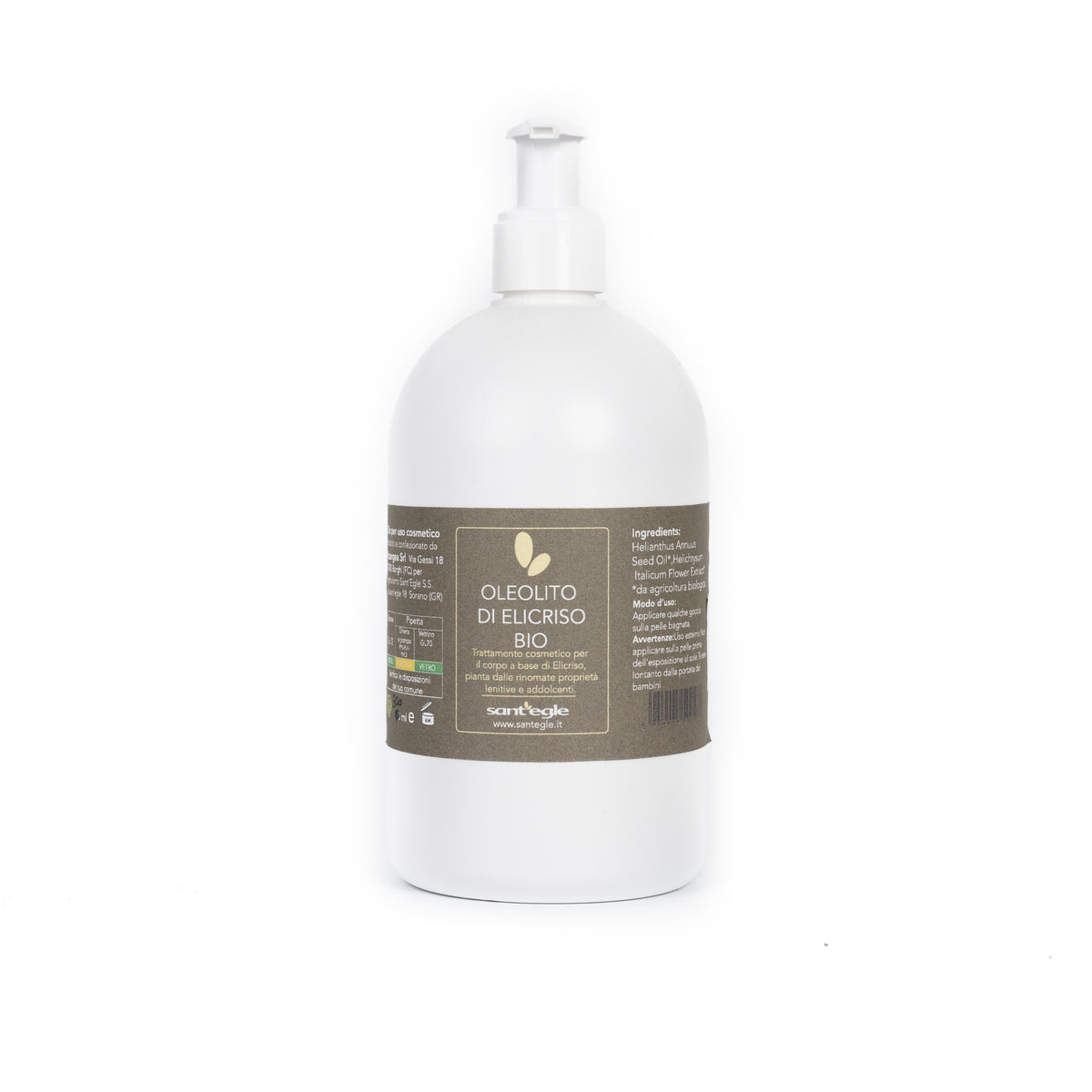 Organic Helichrysum oil infusion, cosmetic