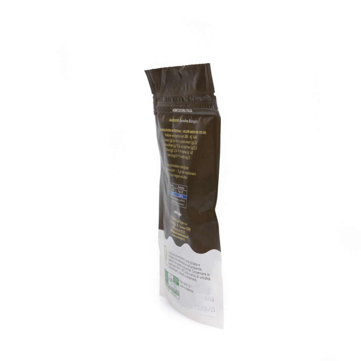 Crunchy Italian Organic Spirulina, 50g