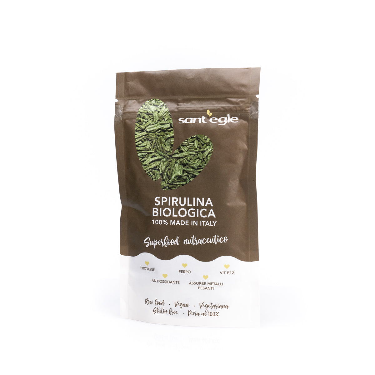 Crunchy Italian Organic Spirulina, 50g