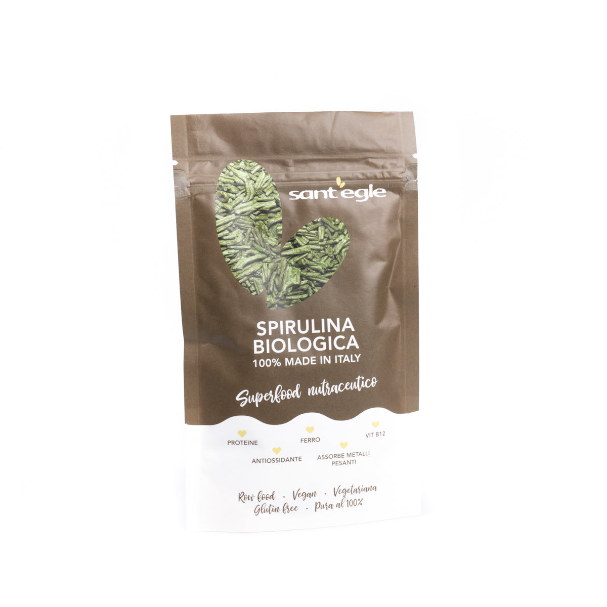 Crunchy Italian Organic Spirulina, 50g