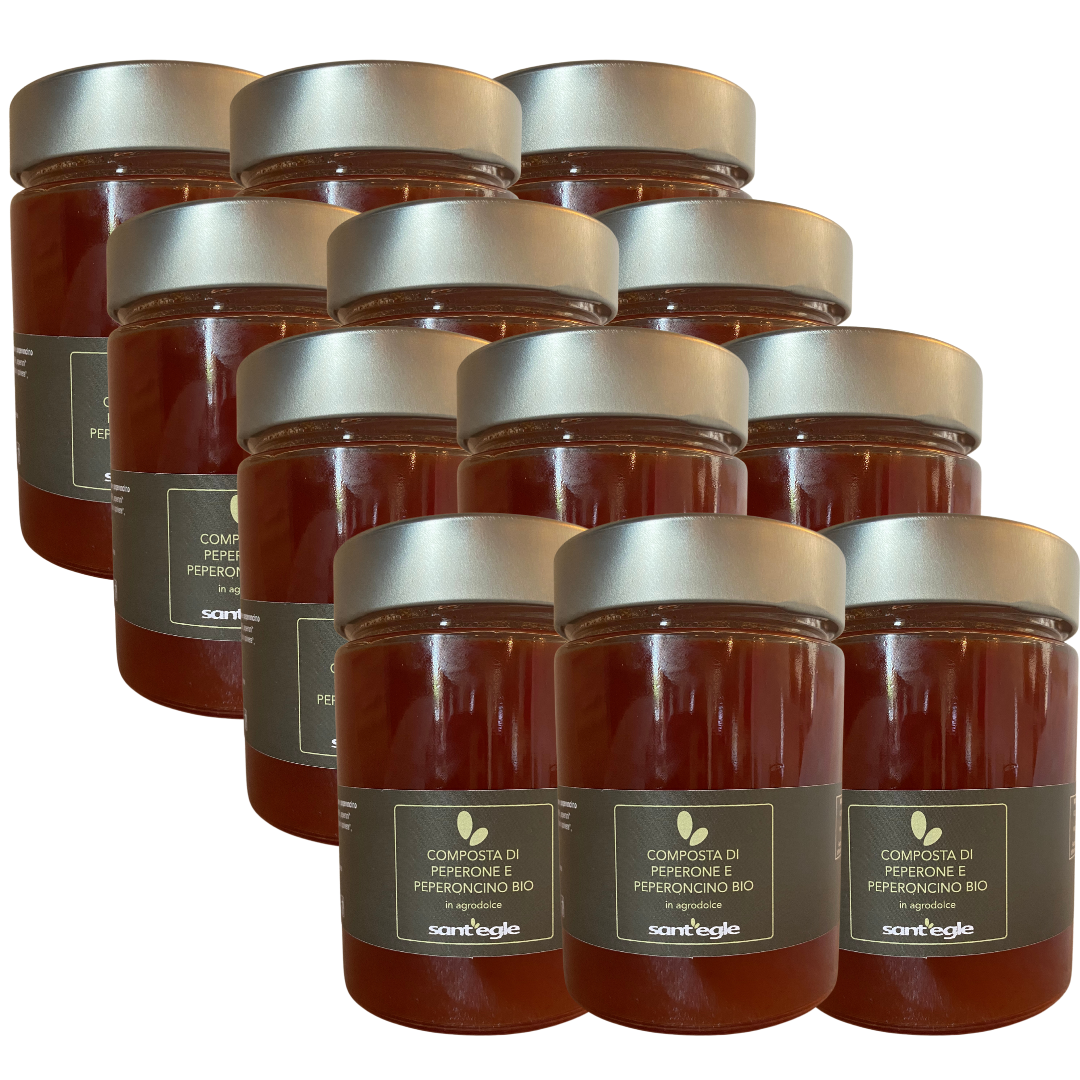 Composta Peperone e Peperoncino biologico