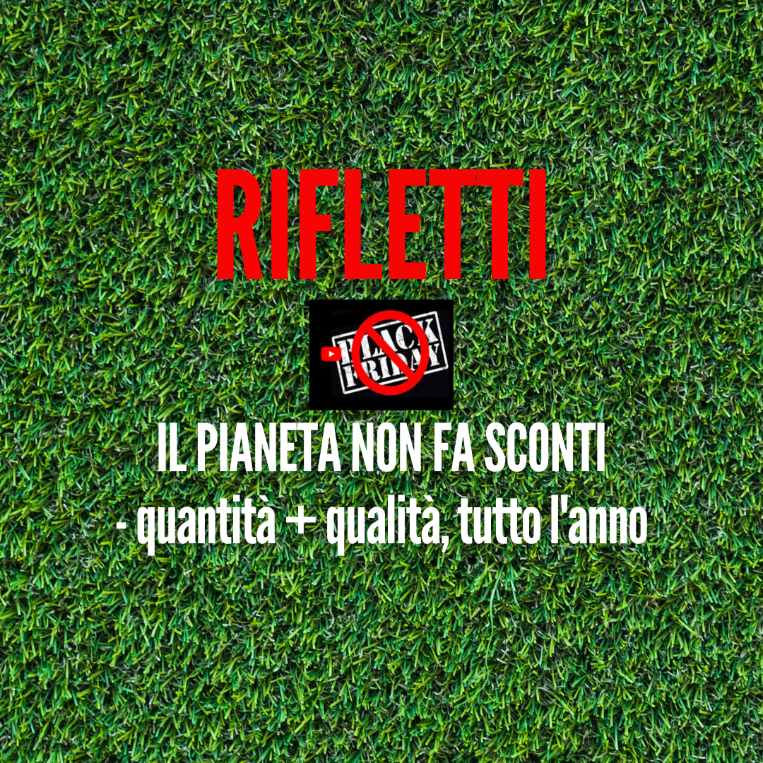 Perchè di NO al Black Friday?