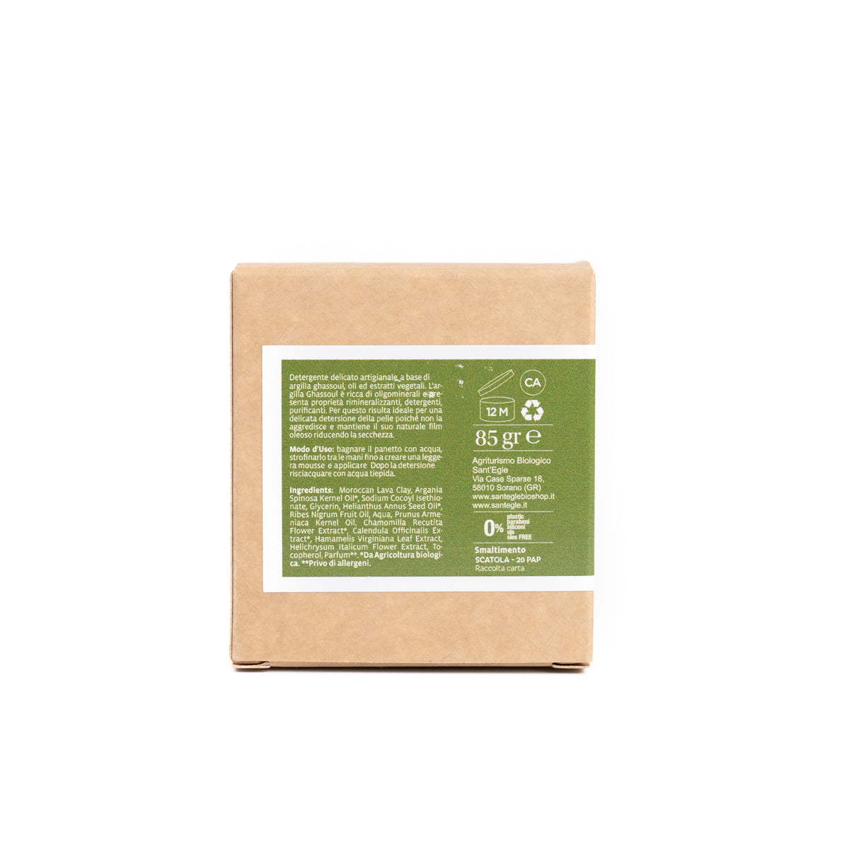 Nettoyant intime solide bio, 85 gr