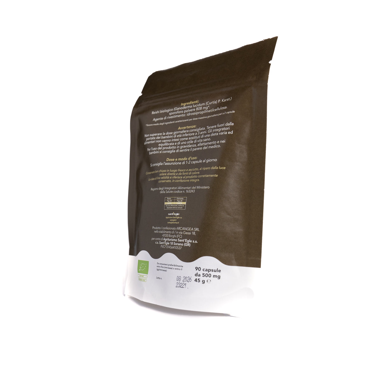 Reishi - Ganoderma Lucidum - Ling Zhi bio, 90 capsule