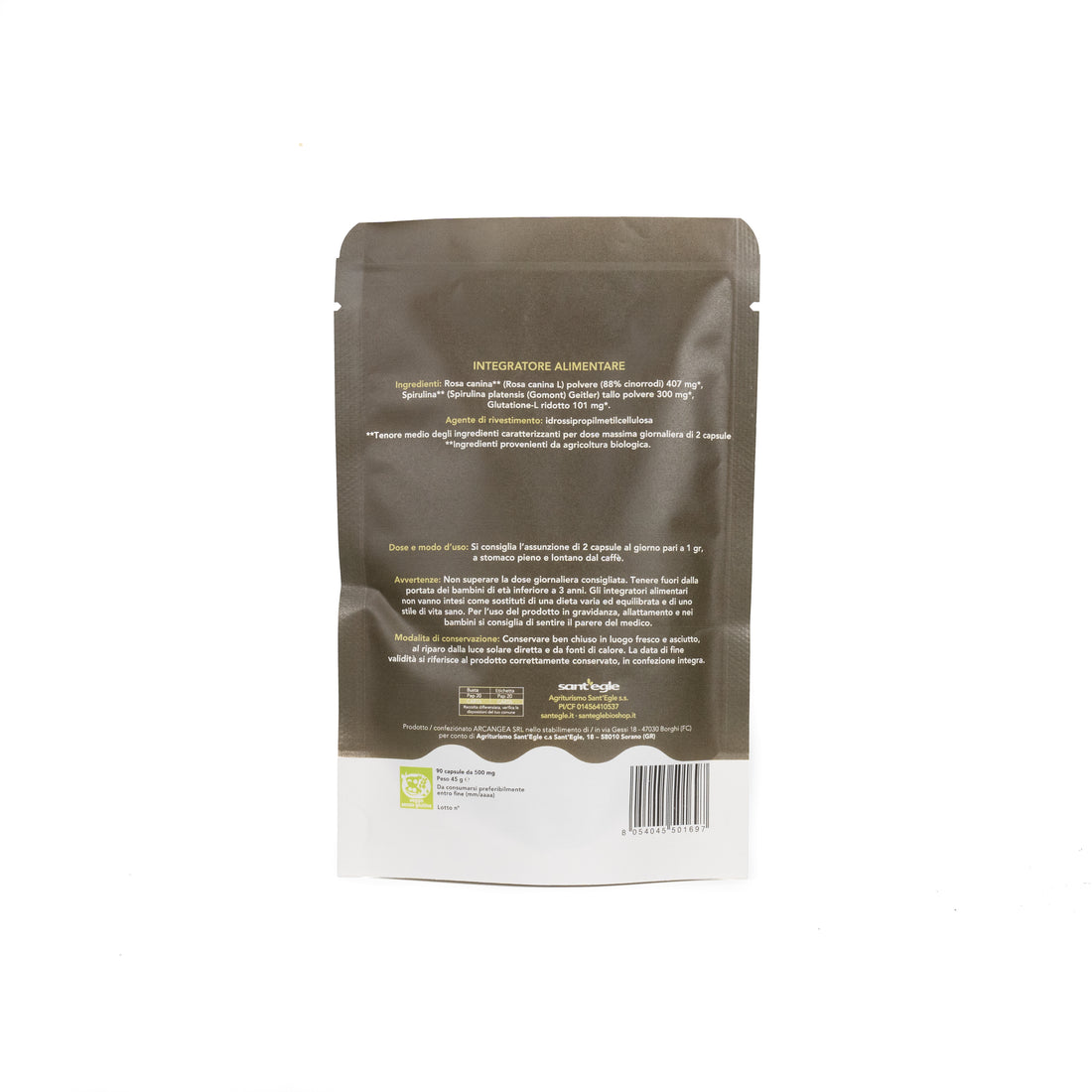 Glutatione 100% naturale, 90 cps