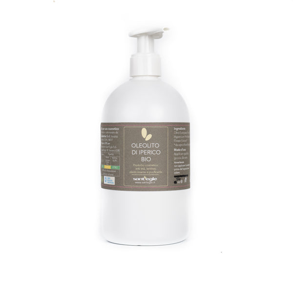 Organic hypericum (St. John's Wort) oil infusion, cosmetic 