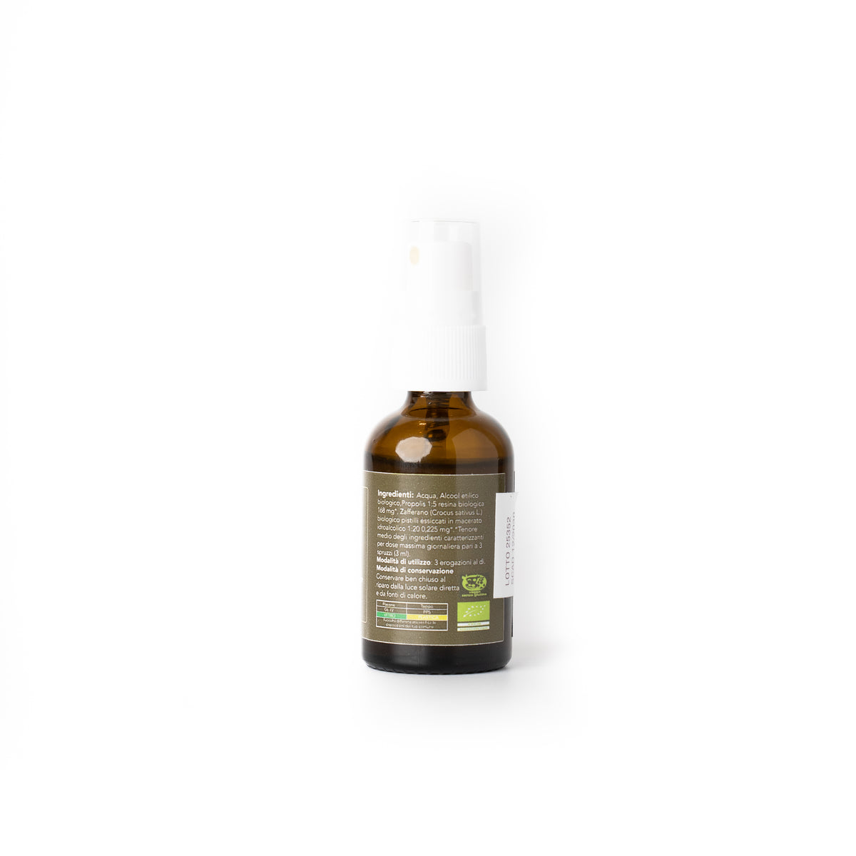 Organic Propolis Spray with Saffron, 30 ml