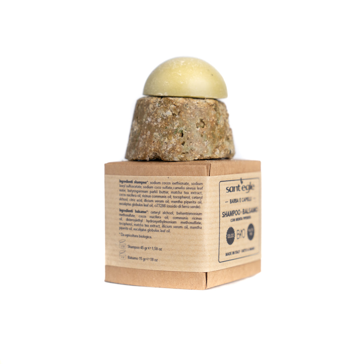 Barba e Baffi, lo Shampoo + Balsamo solido Biologico