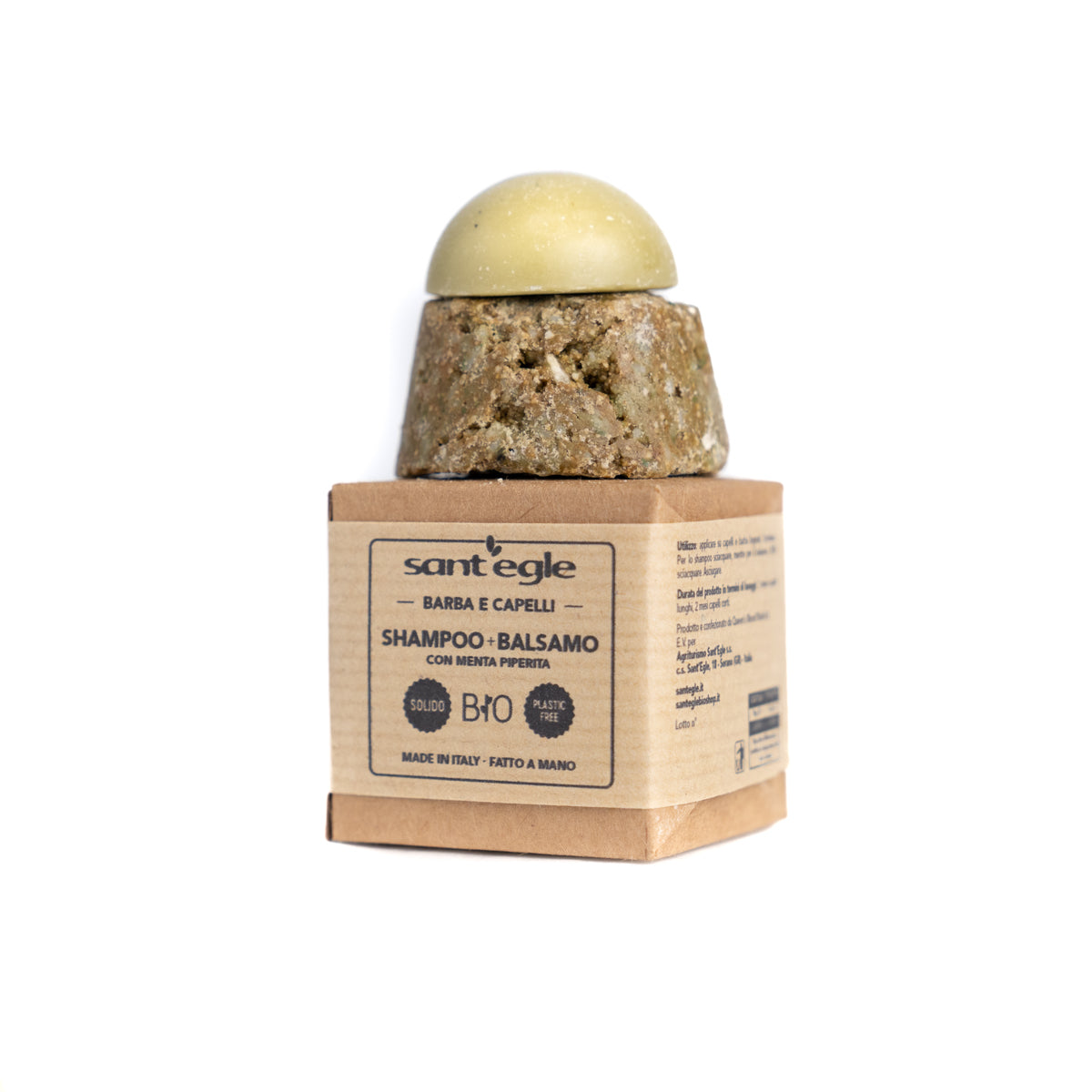 Barba e Baffi, lo Shampoo + Balsamo solido Biologico