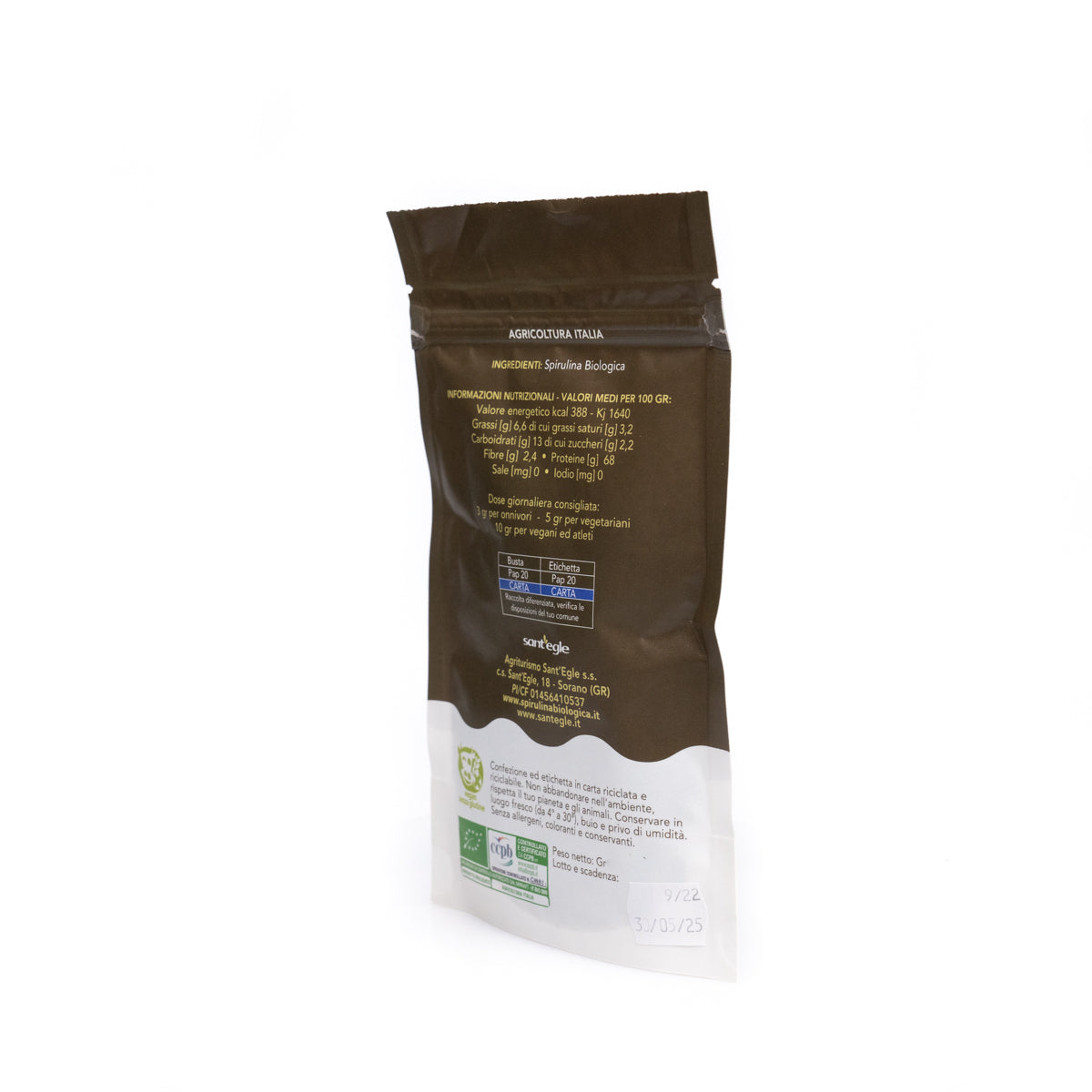 Crunchy Italian Organic Spirulina
