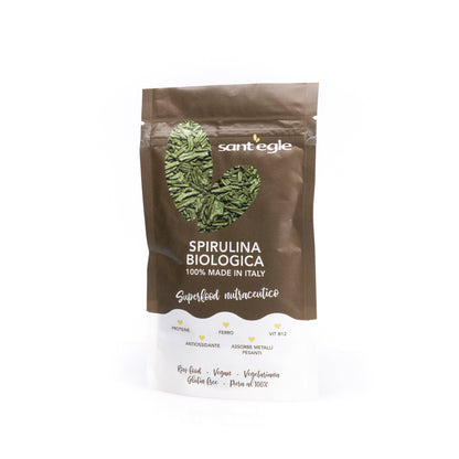 Spirulina Biologica Italiana Croccante, 100 gr
