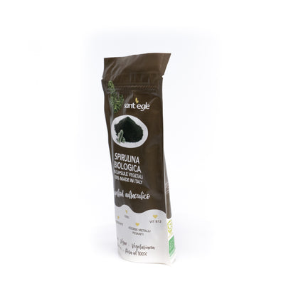 Spirulina biologica, 200 capsule da 500 mg