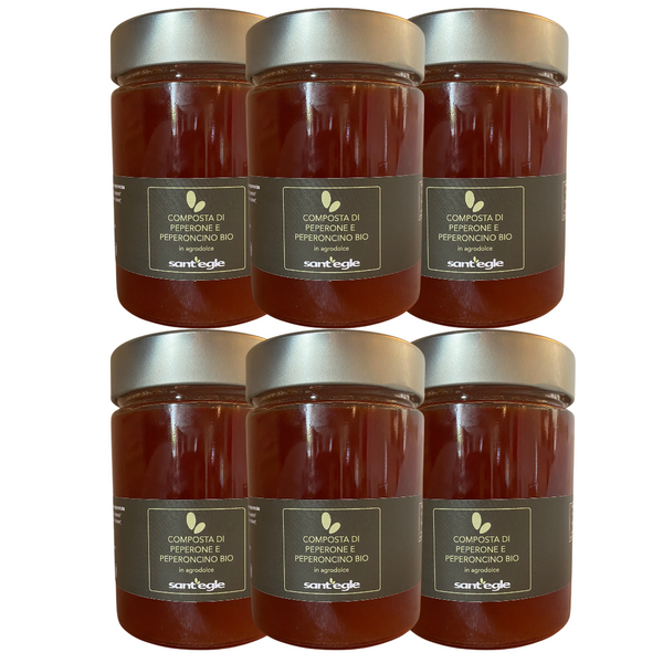 Composta Peperone e Peperoncino biologico