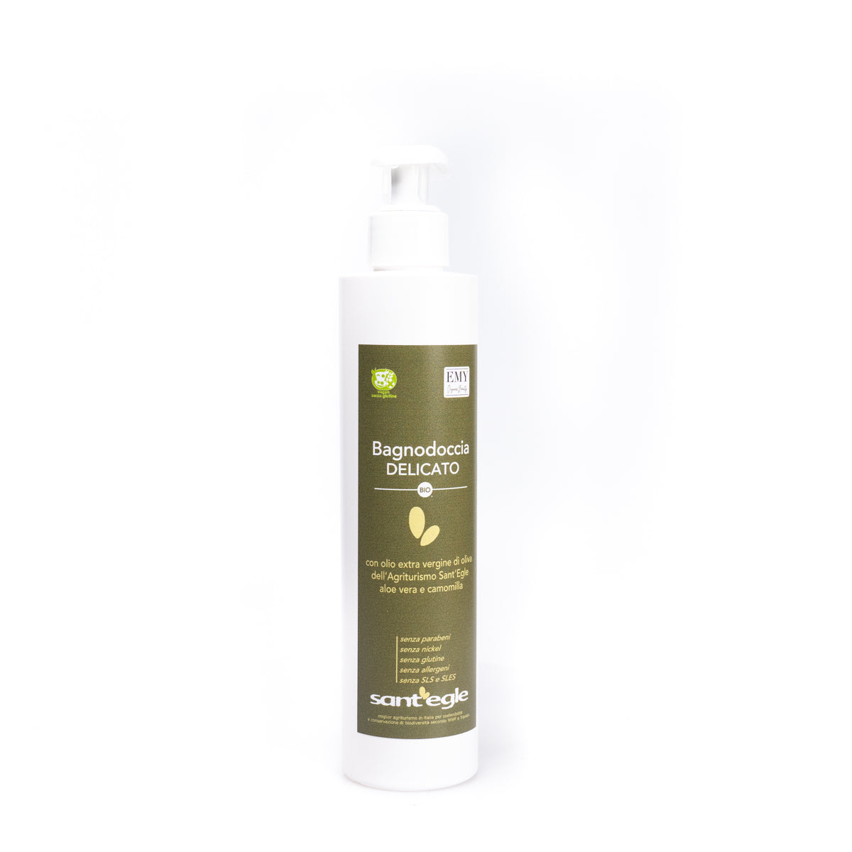 Shower bodywash, organic soap with E.V.O. oil, 200 ml