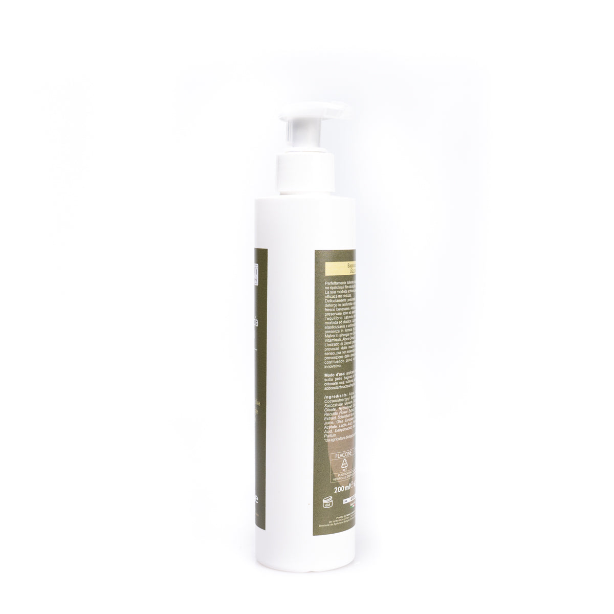 Shower bodywash, organic soap with E.V.O. oil, 200 ml