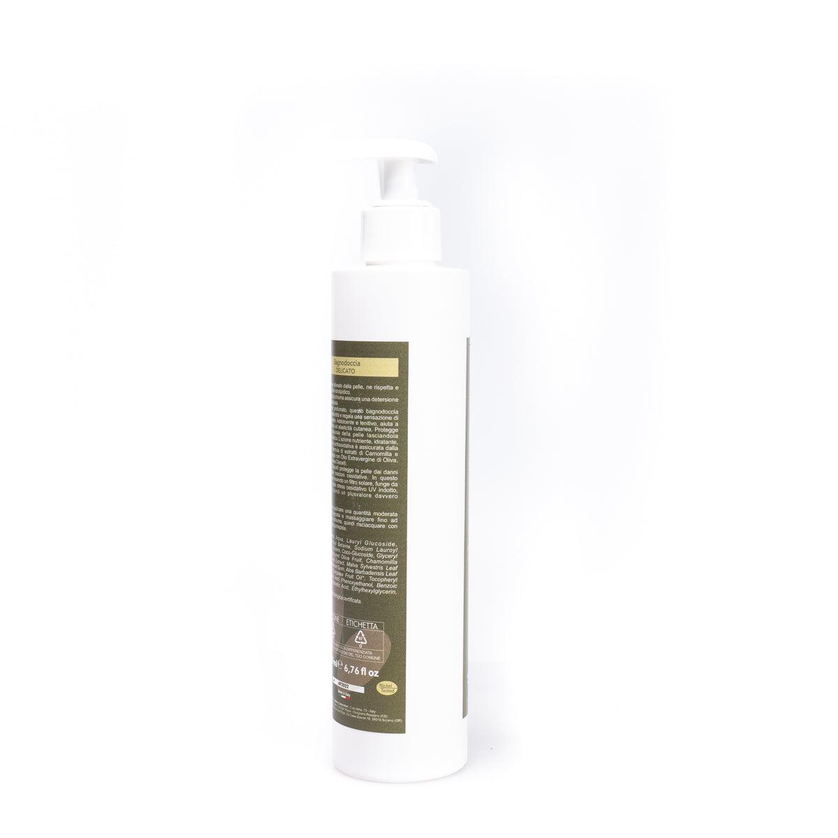 Shower bodywash, organic soap with E.V.O. oil, 200 ml