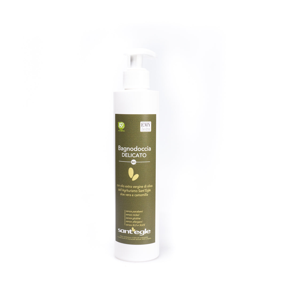 Shower bodywash, organic soap with E.V.O. oil, 200 ml