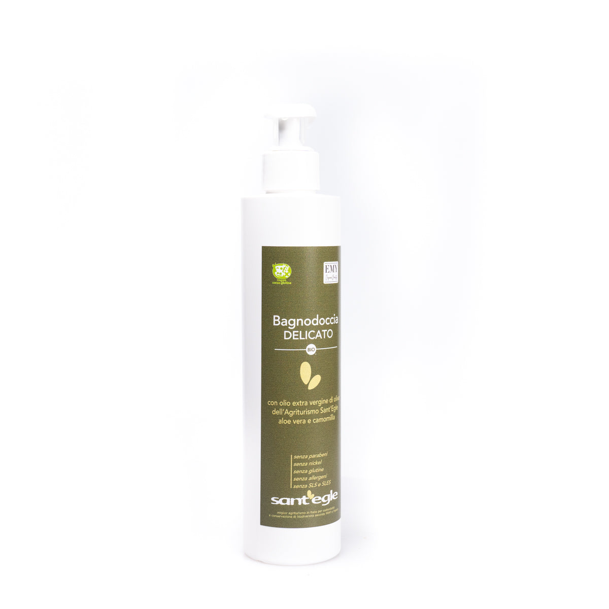 Shower bodywash, organic soap with E.V.O. oil, 200 ml