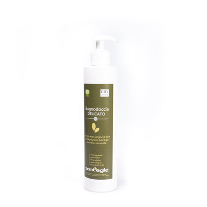 Shower bodywash, organic soap with E.V.O. oil, 200 ml