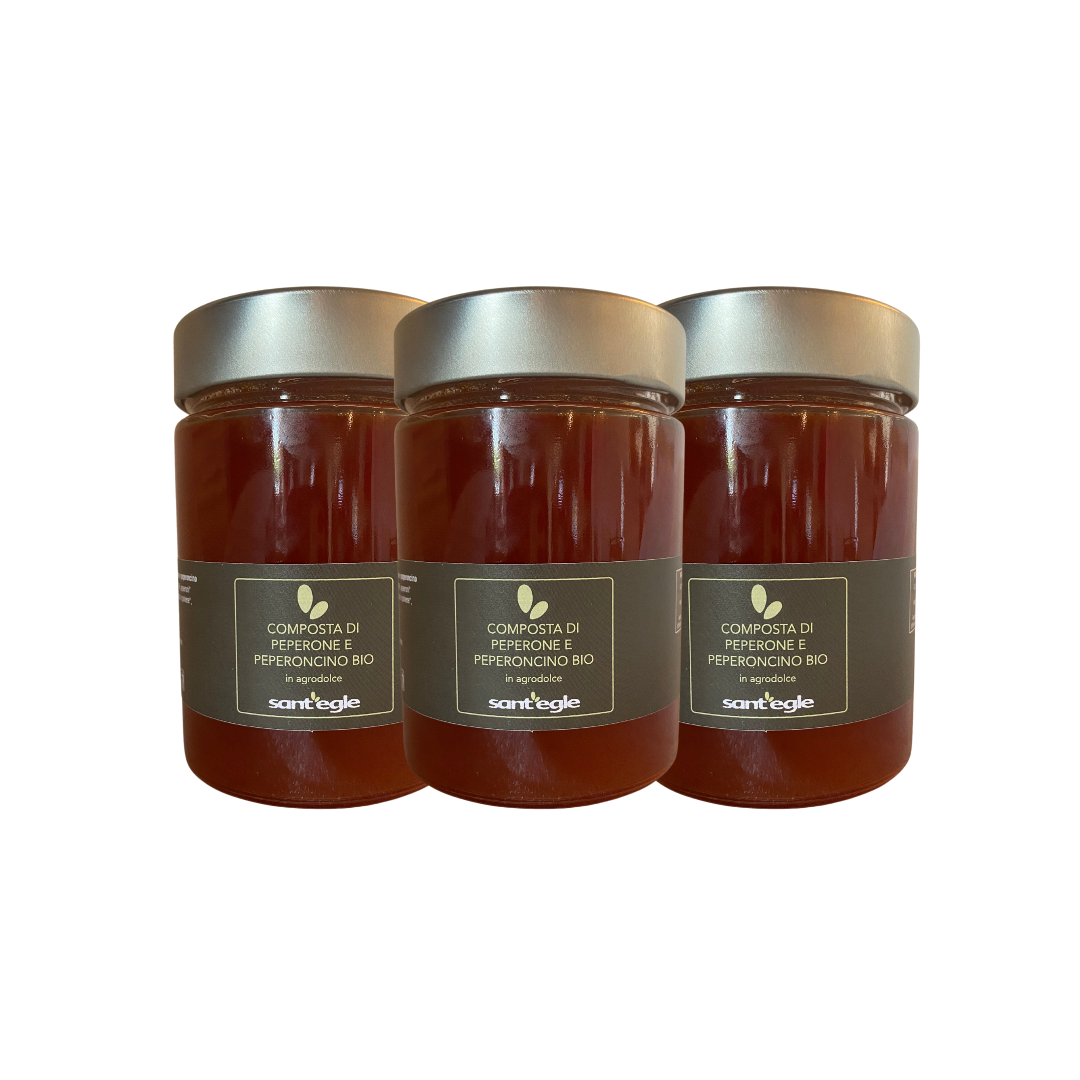 Composta Peperone e Peperoncino biologico