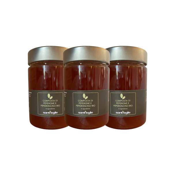 Composta Peperone e Peperoncino biologico