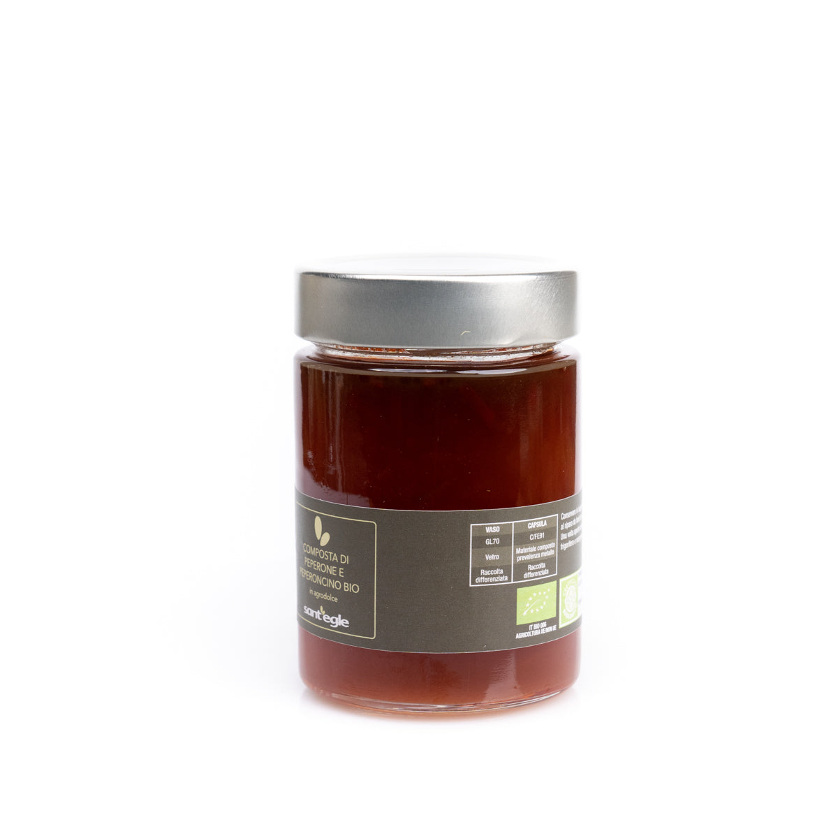 Composta Peperone e Peperoncino biologico